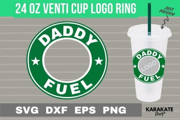 Daddy Fuel Venti Logo Ring