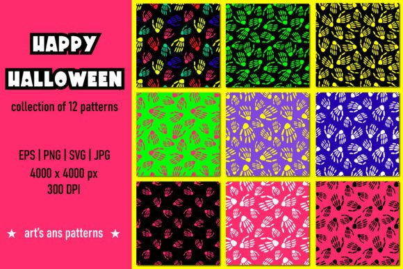 Halloween Seamless Digital Papers