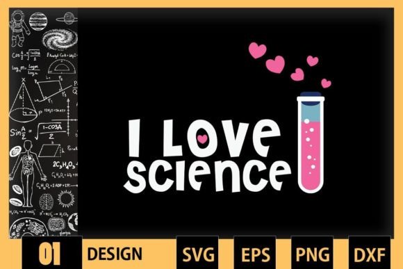 I Love Science Lover Teacher Scientist