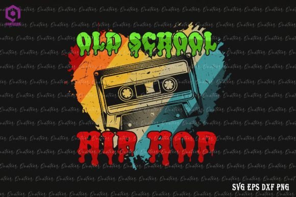 Retro 80s Hip Hop Cassette