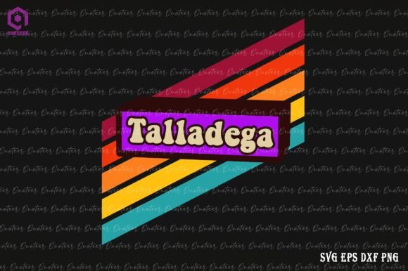 Retro 80s Talladega Alabama