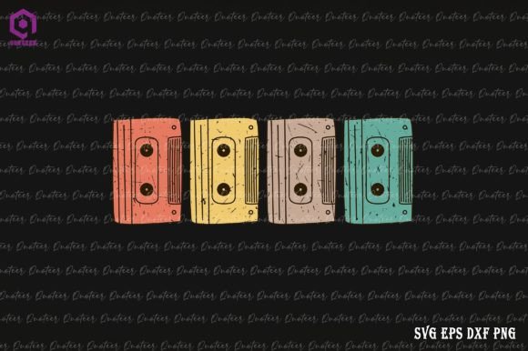 Retro 80s Vintage Cassette Tape