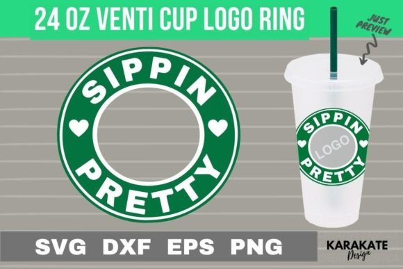 Sippin Pretty Logo Ring